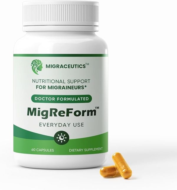 MigReForm | Doctor Formulated Natural Daily Multivitamin Migraine Supplement for Ongoing Protection