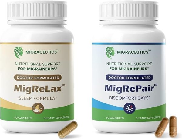 MigRePair, MigReLax – Bundle of 2 Bottles (120 Capsules)